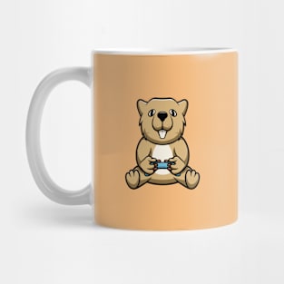 Cute otter playing game Mug